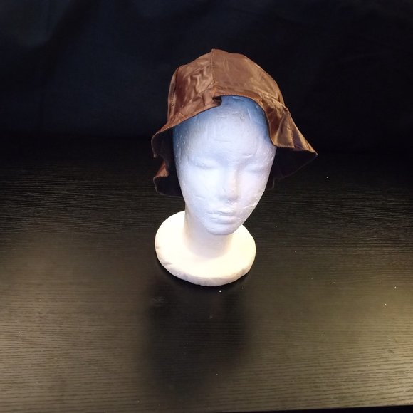 Vintage 60\'s REVERSIBLE Leather / Suede Handmade Bucket Hat main image 15